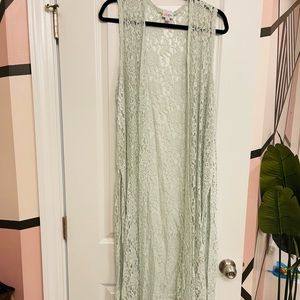 Large Mint Lace Lularoe Joy